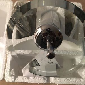 Glass bathroom faucet